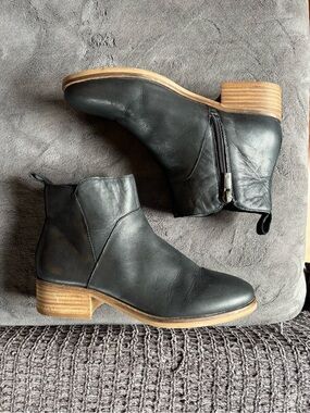 Lucky Brand Women’s Black Prenma Ankle Booties, Size 7.5